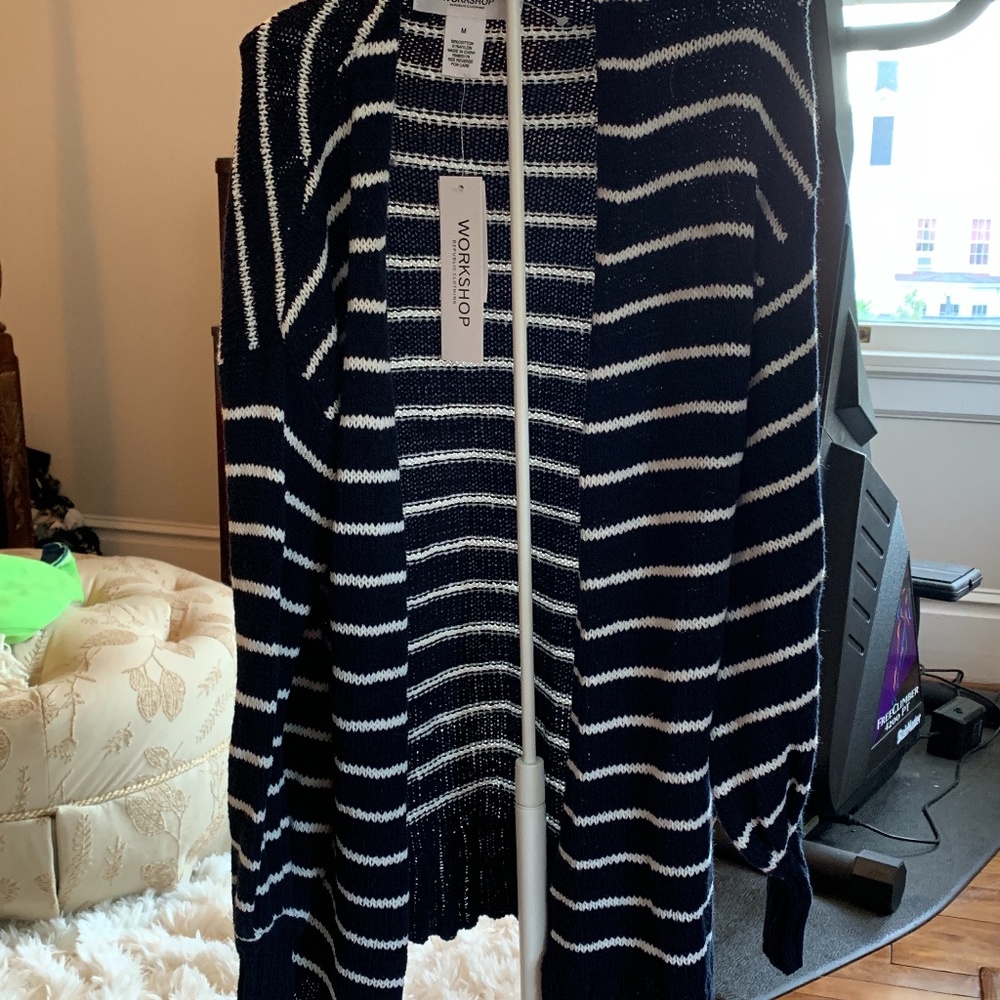 Workshop republic‎ clothing long cardigan. NWT. Retsil 59